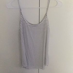 Black and white tank top